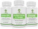 VitaMonk Brain Budle - Alpha GPC, Uridine, 低剂量咖啡因 + L- Theanine Duo