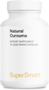 Supersmart - Natural Curcuma – 每天2500mg (高概率) - Curcuma Longa 提取补充 - Tumic Curcumin 95% Curcuminoids → XN-GMO & Gluten Free - 75 蔬菜卡普尔