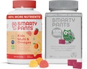 SmartyPants Kids Multivitamin Gummys & Kids Mineral Chews: Multitamin with Omega 3 Fish Oil (EPA/DHA) 和 Multiminal with Magnesium Citrate & Calcium, 每人30天供应量