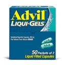Advil Liqui-Gels 止痛药和减热药,治疗头痛、背痛、月经疼痛和联合止痛的成年人200毫克的止痛药 -- -- 50x2 液体填充盖