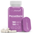 Pterostilbene 补充150mg,Elevate Cellular Energ,180 Vegan Capsules,3个月供应,纯有机Pterostilbene 提取,美国制造,非转基因生物,清洁标签,轻松燕子抗氧化剂支持