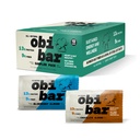Obi Bar 标本 - 蛋白质和 Oat Fiber 巴尔 - 全自然能量 - 轻甜味 - 6 巧克力杏仁和 6 蓝莓杏仁 - MADE 与AVOCADO OIL → 蛋白蛋白 → 豆类自由,乳制品自由,无糖酒精,无种子油 - 2.4 oz, 12 Pack