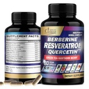 Cadane Resveratrol 补编 - 10in1 附加 Quercetin、柏柏林、绿茶、葡萄种子、Hawthorn Berry、Turmeric、Rhodiola Rosea、Ginkgo Biloba和黑辣椒 - 60 Capsules