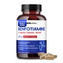 VITAL HERBAL Liposomal Benfotiamine 配有α Lipoic酸 - 最大概率-支持健康代谢 - 美国制造