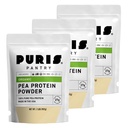 PURIS 有机豆蛋白粉 – USDA 有机蛋白 → 27g 植物蛋白 Protein Pervice → Non-GMO Gluten-Free Soy-Free → Clean Label → Smooth Taste → 2 lb(3 pack) 植物蛋白