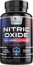 Nitric Oxide 助推器 Extra Force 3000mg - 3X strengine L-Arginine & Citrulline, 男子最佳Nitric Oxide 补充剂,支持肌肉,心脏健康,能源补充剂,美国瓶装60 Capsules