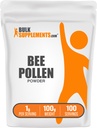 Bulk Assupports.com Bee Pollen Powder - 超级食品补充品,Bee Pollen Assuppose,用于Immune支持 - Gluten Free,每架服役1g,100g(3.5 oz)(Pack of 1)
