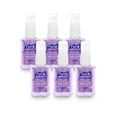 Purell Advanced Hand Sanitizer Gel Infused with Basic Oils, Calming Lavender, 2 fl oz 旅行-规模泵瓶(6包), 3905-04-EC