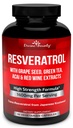 Resveratrol 补编 - 1400mg 外加葡萄种子提取法,绿色茶叶提取法,红酒提取法 - 60 Veggie Capsules