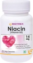 普通营养素 Niacin 14mg 维生素B3 与 Inositol 50mg 补充剂 - 60 Veg Capsules