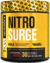 Jacked Factory Nitrosurge 为肌肉建筑用Creatine 构建预工作- Con Cret Powder & elevATP 敏捷能源,强力泵,无尽耐力30 服务,樱桃Limeade