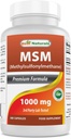 最佳自然物质 MSM 1000 mg 180 capsules