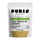 PURIS 有机 Pea蛋白晶片 认证有机 Pea蛋白异聚物 Keto protein Crunch 在美国百分百制成 Non-GMO 格卢滕无糖 无糖 无豆 18g 蛋白 7g 碳化物 无味