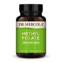Mercola Methyl Folate博士 - 支持解毒和细胞健康 - 5-MTHF Folate - 生物可用公式 - 5 mg - 30 Capsules