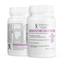 敏感胃的消化酶 - 支持 Vagus Nerve, 蔬菜泛素支持, 优化胃健康时间释放公式, 增强食物消化和Gut Flora