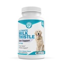 Wanderfound Pets Milk Thetle for Dogs – Tasty Salmon & Bacon Flavored Natural Liver Support for Pets – 肾脏清洁解毒和修理公式在美国制造 – 100块可口的餐具