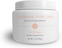 Isagenix Cleanse for Life - 无泻剂或二尿素的清洁剂饮料的粉末补充剂 - 支持维生素B12 & Niacin - 桃芒果 - 3.4 Oz (16 services)