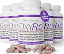 用于女性和男性的OxyFlo Bladder控制药剂 - 减少过度活动的Bladder & leakage - 支持尿液Tract(UTIS) 临床证明,天然成份 5瓶(150架)