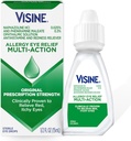 Visine过敏眼部救援 多动作抗希斯胺和红外救眼剂 与 Pheniramine Maleate & Napazoline HCl , 对红, 痒眼部的过敏眼部救眼剂处理, 0.5 f. oz