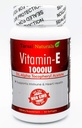 维生素E 1000 IU 50 Softgel Capsules Naturals 支持美国所有健康能源健康体育活动