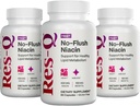 Res-Q No-Flush Niacin(原HDL+) 60个胶囊,3-Pack