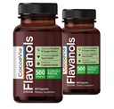 CocoaVia Cardio健康补编,60天,500毫克Cocoa Flavanols,支持心脏健康,Boost Nitric Oxide,血液循环,能源,Vegan,暗巧克力,120卡普尔