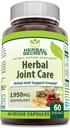 草药秘密联合护理 1950 Mg / Service Supplement | Veggie Capsule | 包含 Boswellia 提取,白柳,猫的爪子和塔特樱桃 | | 美国制造 (1 Pack, 60 Counter)