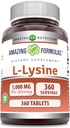 惊人的公式 L- Lysine 1000 Mg 360 平板电脑