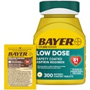 Bayer Aspirin 81mg 肠道 水泥片 300cm 2 Counter Travel pack of Genuine Aspirin 325mg 水泥片