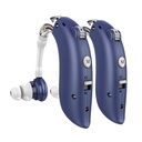 DELLONA 老年人严重听力损失高性能听力辅助器,可用噪声取消(Pair),4模式——舒适设计耳听力辅助器,PSAP