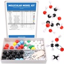 Swpeet 125 Pcs 无机和有机分子模型教师的分子模型包 16年和学生模型包 - 54 Atoms & 70 Links & 1 短链接删除工具 - 科学玩具