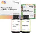 Hormone 平衡支持 Bundle | Myo-Inositol & D-Chiro Inositol 混合30天供应 |有机斯皮尔明 30天供应 |妇女多维塔明日报 30天供应 |疾病晨茶 15ct