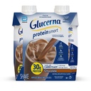 Glucerna 蛋白质智能糖尿病护理摇晃 巧克力 糖尿病食品替代 支持血糖管理 30g 蛋白质 150 Calories 准备饮用 11-fl-oz 瓶子 4 Pack