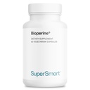 SuperSmart Bioperine 每日30mg(95% Piperine) - 黑胡椒抽取补充剂 - 吸收增强剂 - 消化酶支持 QQ Non-GMO & Gluten Free - 90 Vegetarian Capsules