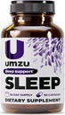 UMZU 镁睡眠支持补编,配有 GABA 和 L-Theanine, 完整的身体放松和Mood支持, Non-Melatonin公式 - 180卡普尔
