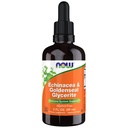Nows Foods Supplies, Echinacea & Goldenseal Glycerite with Dropper, Imune System Support *, 2-Ounce 食品补充品, Echinacea & Goldenseal Glycerite 配有滴水器, 液态系统支持, 2-Ounce