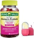 FitMania春谷女子Cranberry Probiotic 补充春谷蔬菜 Gummys, Raspberry Lemon, 60 Counter and a Gift Ice Roller for Face