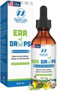 Natrulo Natural Ear drops for Ear Information - Homopathic, Herbal Eards for 成人, 儿童与宠物 - Ear Aches, 游泳者的耳朵, Loosen Wax - 儿童安全耳油,美国制造(2 Oz)