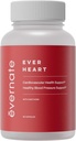 Ever Heart QQ 血压支持补充 QQ 组合 Garlic, Hawthorn, Ginkgo biloba, Zinc, & L-Arginine QQ 非 GMO, Gluten Free QQ 容易吞咽和文摘 60 Capsules