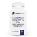FürstenMED Glucosamine Chondroitin MSM 补充剂 - Chondroitin & Glucosamine 骨头和正常心肌健康营养补充剂 - 支持正常联合健康与维生素C - 180卡普尔