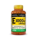 MASON 天然维生素E 450 mg(1,000 IU) - 抗氧化剂和基本营养剂,健康免疫系统,皮肤和眼睛,全身补充,50软胶