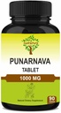 Punarnava 片90片,1000 mg| 45天供应 草药片| 草药补充 | Vegan | Boerhaavia diffusa | 来自印度