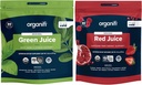 Organifi Green Juice和Red Juice Bundle - 30天供应 - 美味,刷新 有机超级食品补充剂 配有抗氧化剂的抗氧化剂 能量和压力缓解支持 - 没有 GMO、Gluten 或 Soy