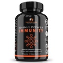 由Echinacea、维生素C和锌、Turmeric、Ginger、B6、成人免疫性维他命的长老莓制成的《全国营养方案》第1个免疫性支持助推剂补编