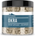 土生元素 Okra 提取 200 卡普尔, 纯和未稀释, 无添加