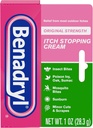 Benadryl 原型强痒 停止抗痒凝血剂 双酚胺 HCl 主题性镇痛剂和锌酸乙酸盐 皮肤保护剂 抗大多数室外炎剂, 1 oz (Pack of 6)