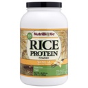 NutriBiotic – Vanilla Rice 蛋白, 3 Lb (1.36kg) → 低碳, Keto-Friendly, Vegan, Raw protein Powder → 生长和加工无化学品, GMOs 或 Gluten → 易于文摘和营养丰富的