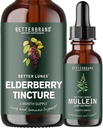 BetterLungs Mullein 叶片抽取和长莓丁香-肺部健康支助