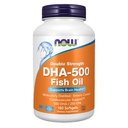 Now Foods Supplements, DHA-500 配有 250 EPA, 分子蒸馏, 支持大脑健康*, 180 Softgels