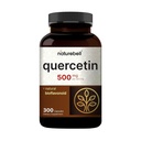 Nature Bell Quercetin 500 mg Pervice, 300 Capsules + 超强生物氟化物支持补充 + 第三方测试、非GMO、无Gluten